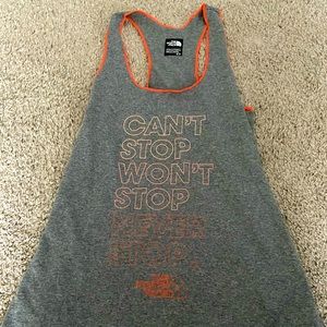 The north face tank top size small